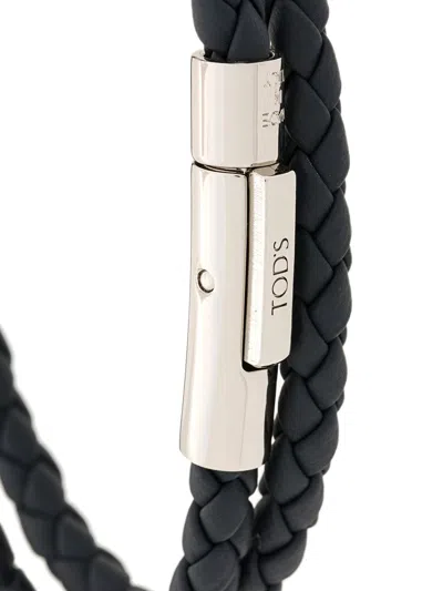 Tod's Bracelet With Logo In Blue