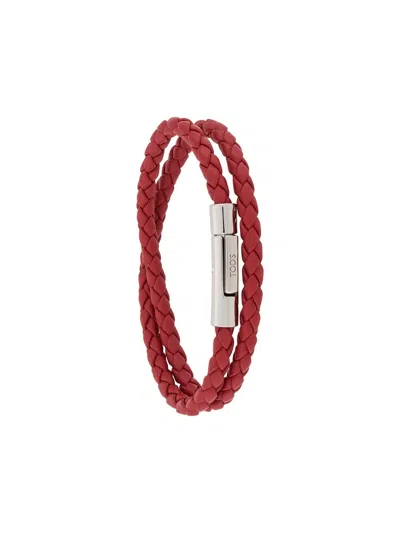 Tod's Bracelet With Logo In Red