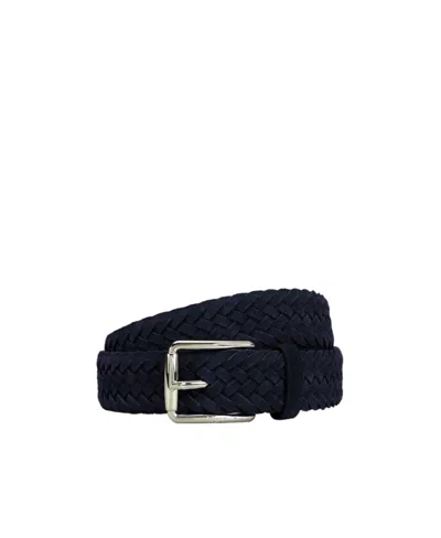 Tod's Braided Buckle Belt In Black