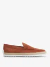 Tod's Braided Suede Loafers