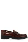 Tod's Gradient-effect Loafers In Brown