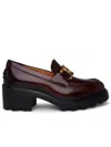 TOD'S TOD'S BROWN LEATHER LOAFERS