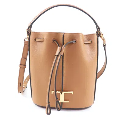Pre-owned Tod's Brown Leather Shoulder Bag ()