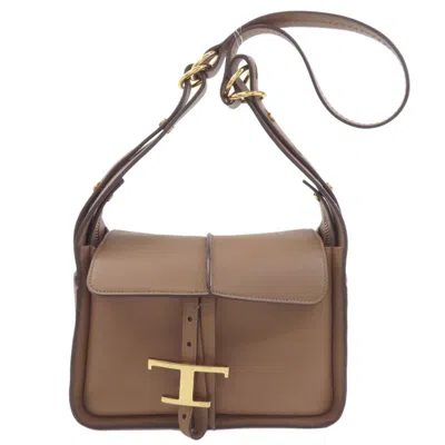 Pre-owned Tod's Brown Leather Shoulder Bag ()
