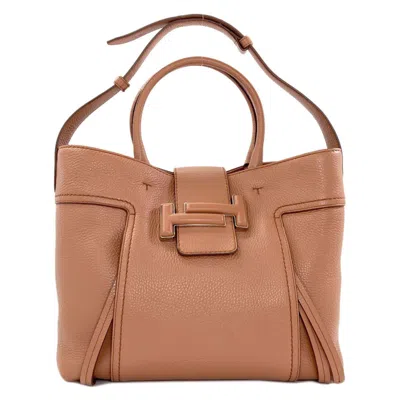 Pre-owned Tod's Brown Leather Tote Bag ()
