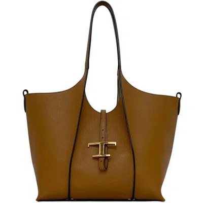 Pre-owned Tod's Brown Leather Tote Bag ()