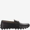 Tod's Gommino Chain-detailing Leather Driving Loafers In Black