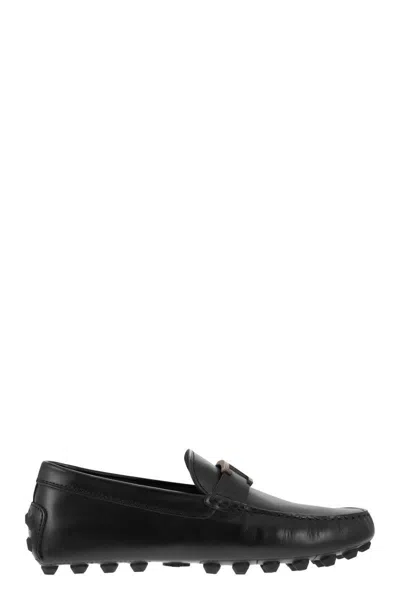 Tod's Timeless Leather Loafer In Black