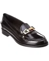 Tod's Buckled Penny Bar Leather Loafer