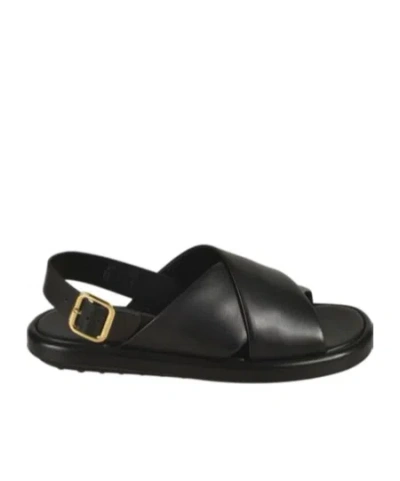Tod's Buckled Sandals In Black