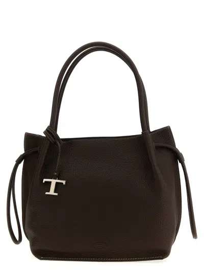 Tod's 'buz' Medium Shoulder Bag In Brown