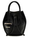 Tod's Leather Mini Bucket Bag In Black