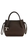 Tod's Shoulder Bag With Adjustable Strap And Top Handle In Brown