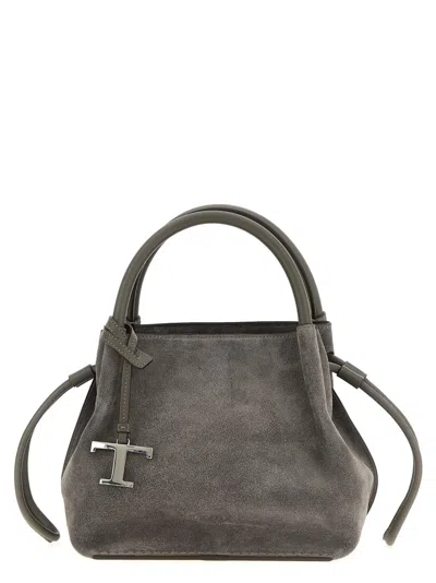 Tod's Buz' Small Handbag In Gray