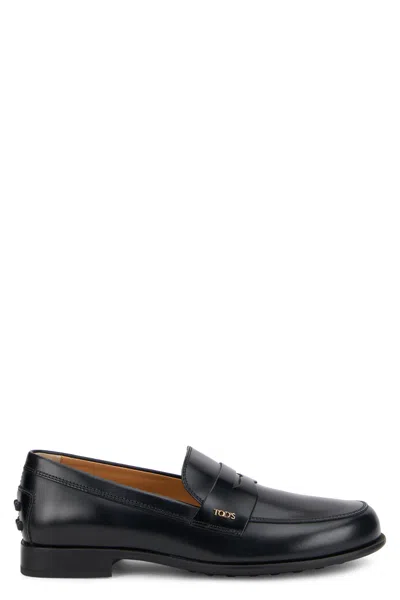 Tod's Calfskin Leather Loafer In Multi