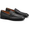 Tod's Men's Mocassino Gomma Leather Penny Loafers In Nero