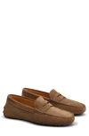 Tod's Men's Mocassino Gommino Slip On Loafers In Noce Chiaro