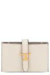 Tod's Calfskin Wallet In White
