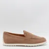Tod's Suede Slip-on Loafers With Contrasting Rubber Sole