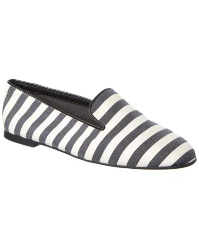 Tod's Canvas & Leather Slipper In White