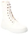 Tod's Canvas Boot In White