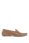 Tod's Cappuccino Leather Driving Moccasin In Brown