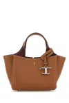 Tod's Caramel Leather Micro Handbag In Brown