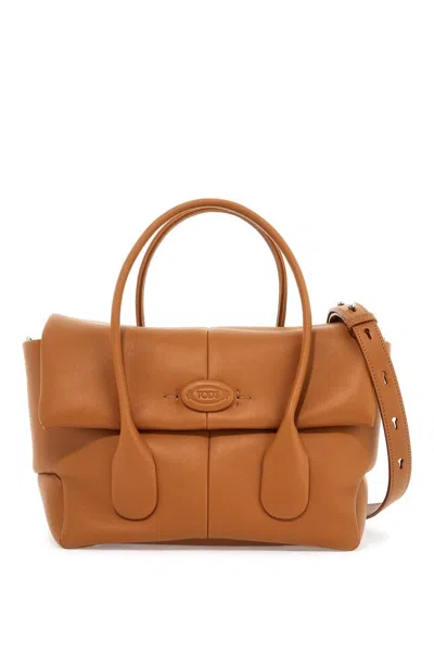 Tod's Caramel Leather Mini Bag Reverse Handbag