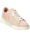 Tod's Cassetta Leather Sneaker In Pink
