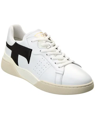 Tod's Cassetta Leather Sneaker In White