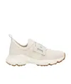 Tod's Chain Link Embellished Sneakers In White