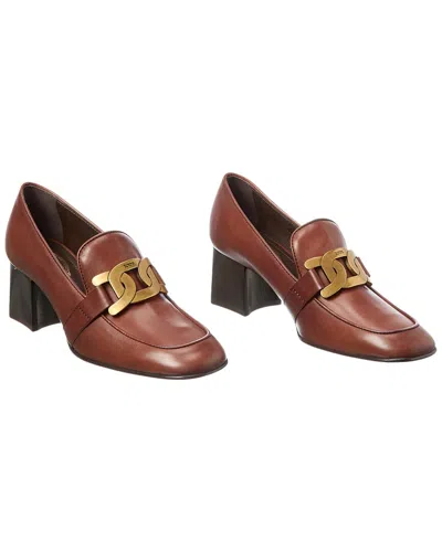 Tod's Chain Link Leather Pump (authentic )