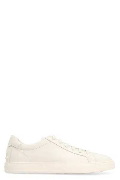 Tod's Chalk Leather Sneakers