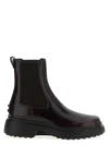 Tod's Chelsea Ankle Boots In Burgundy