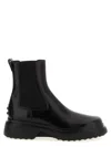 Tod's Chelsea Ankle Boots In Burgundy