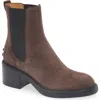 Tod's Gomma T60 73l Tronchetto Elast. Boots Brown In Multi