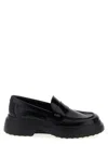 Tod's Chunky-sole Calfskin Loafer In Black