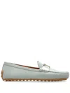 Tod's City Gommino Leather Loafers In Grey