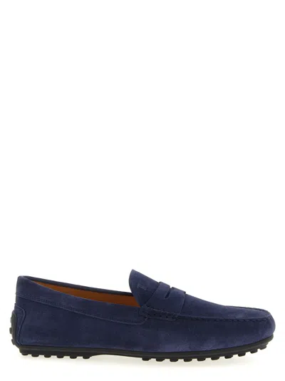 Tod's 'city Gommino' Loafers In Black