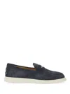 Tod's Classic Grey Suede Loafers In Grey