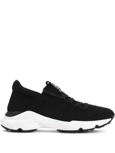 Tod's Comfortable Rubber And Fabric Sneakers In Multicolor