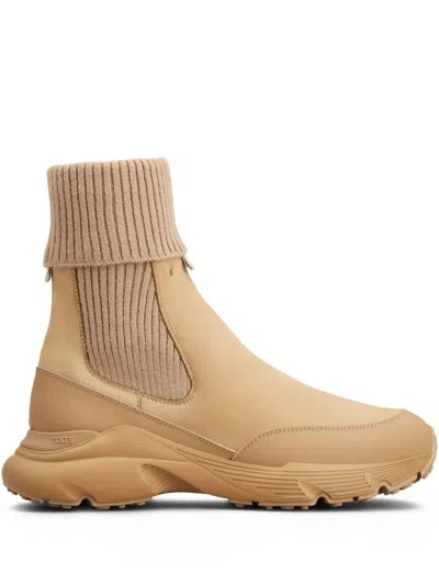 Tod's Contrasting Material Sneakers