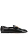 Tod's Cuoio Leg.79a Mocassisns In Black