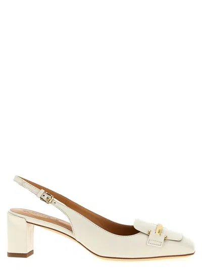Tod's 'cuoio T' Slingback In Neutral