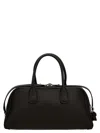 Tod's Handbag Medium Structured Top Handles In Gray