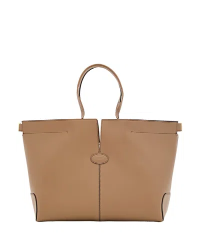 Tod's Dbm Shopping Bag In Brown