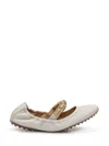 Tod's Dee Band Ballerina Shoe In Sand