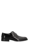 Tod's Tods Mens Black Cuoio Patent-leather Derby Shoes In Black