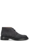 Tod's Desert Round Toe Lace-up Boots In Multicolor