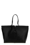 Tod's Di Bag Folio Leather Shopping Bag In Black